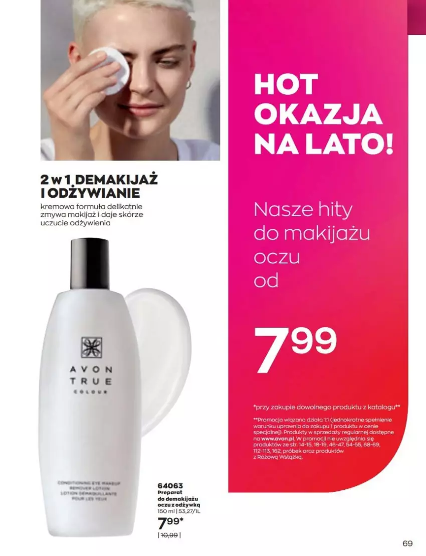 Gazetka promocyjna Avon - Katalog Avon 6/2022 kampania czerwiec - ważna 01.06 do 30.06.2022 - strona 69 - produkty: Makijaż