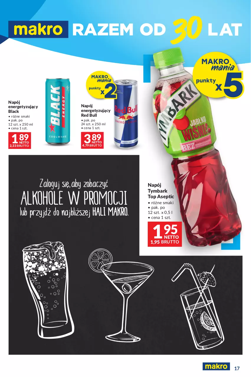 Gazetka promocyjna Makro - Oferta dla Twojego biznesu - ważna 20.02 do 04.03.2024 - strona 17 - produkty: Lack, Napój, Red Bull, Top, Tymbark