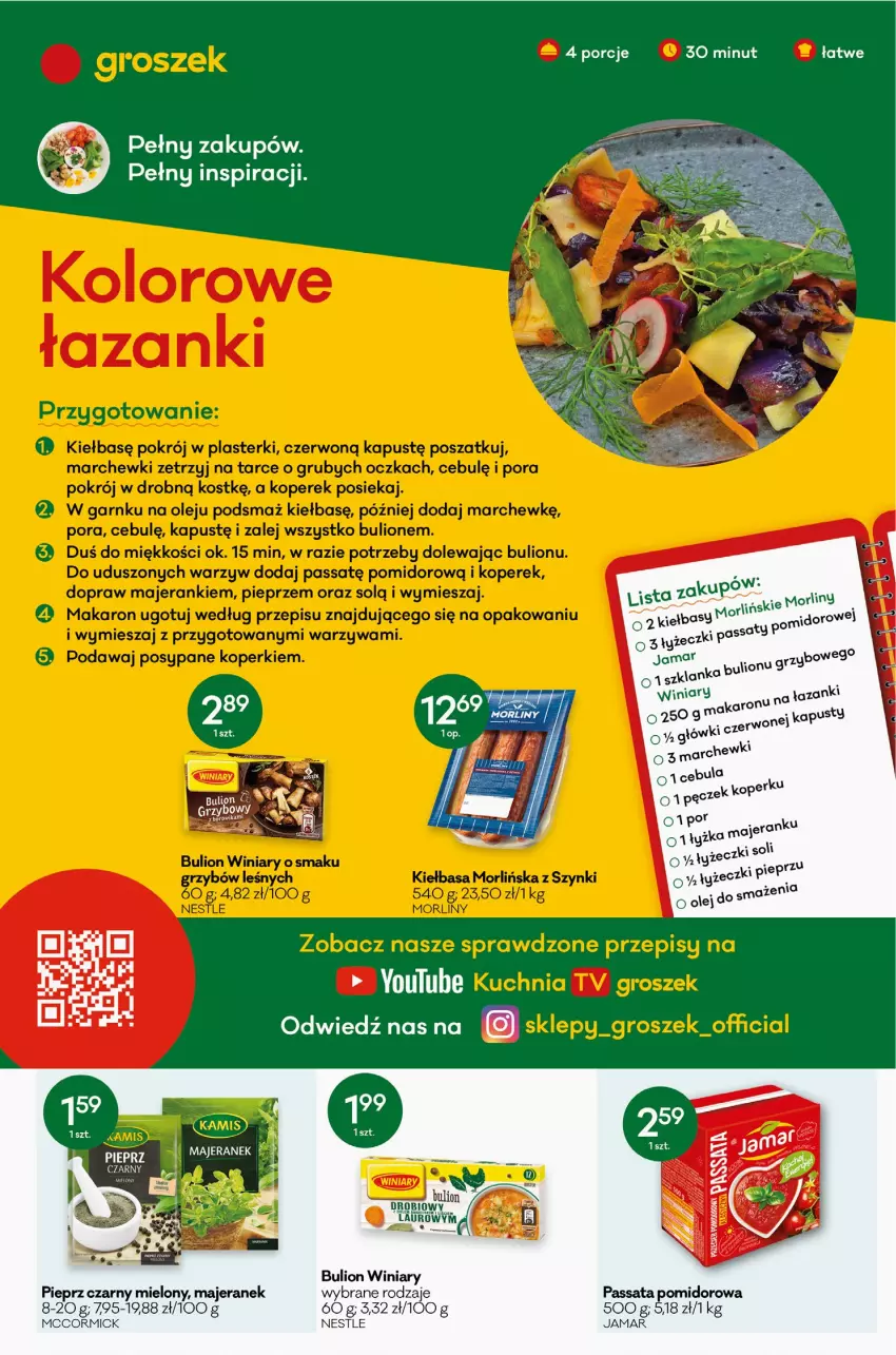 Gazetka promocyjna Groszek - ważna 04.08 do 16.08.2022 - strona 2 - produkty: Bulion, Laur, Lion, Pieprz, Winiary