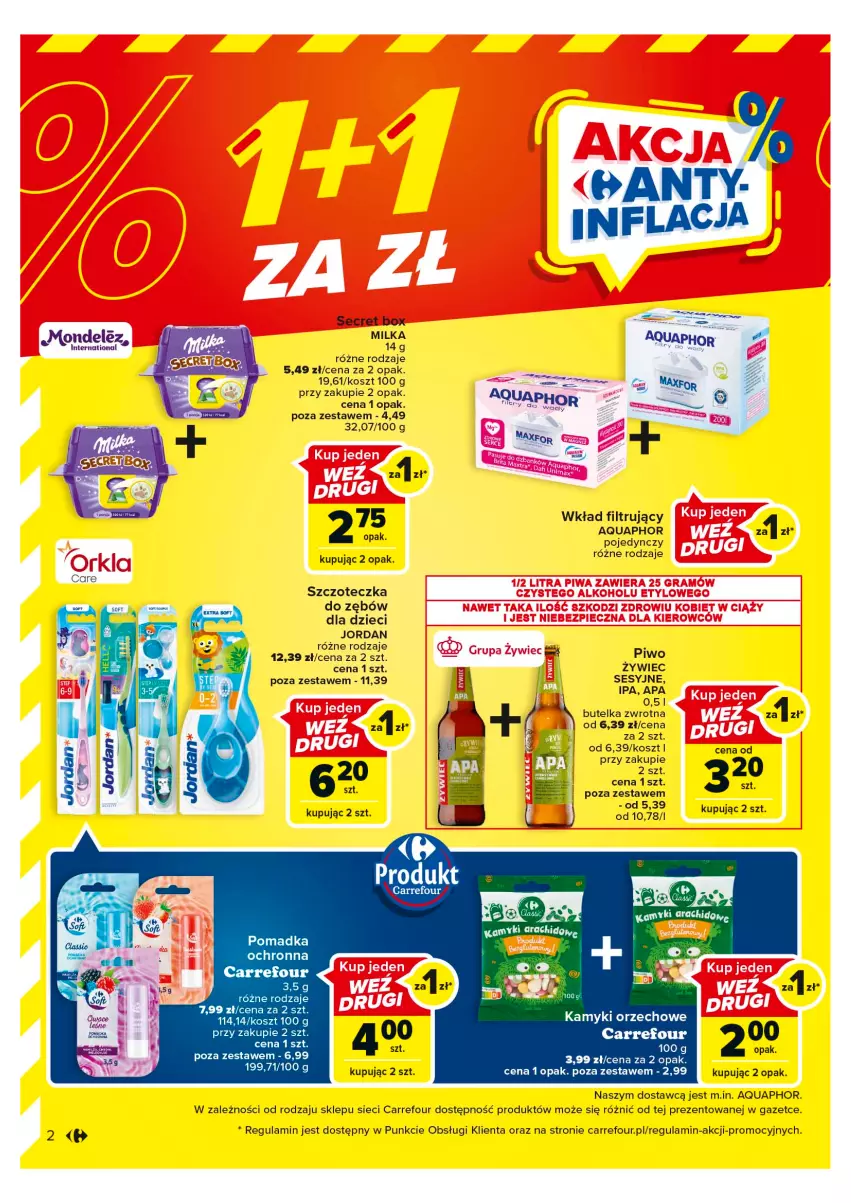 Gazetka promocyjna Carrefour - Gazetka Market - ważna 23.05 do 03.06.2023 - strona 2 - produkty: Aquaphor, Dzieci, Kosz, Owoce, Piwo, Szczoteczka, Szczoteczka do zębów, Wkład filtrujący