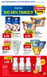 Gazetka promocyjna Lidl - GAZETKA - Gazetka - ważna od 28.07 do 28.07.2021 - strona 19 - produkty: Ser, Por, Pur, Gra, Smakowita, Twaróg, Jogurt, Kawa, Sałat, Muffinki, Pilos, Margaryna, Smoothie, Twaróg półtłusty, Deser, Mango