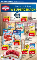 Gazetka promocyjna Lidl - GAZETKA - Gazetka - ważna od 28.07 do 28.07.2021 - strona 44 - produkty: Piec, Ser, Bourbon, Cukier, Karp, Dr. Oetker, Krem do karpatki, Galaretka, Gala