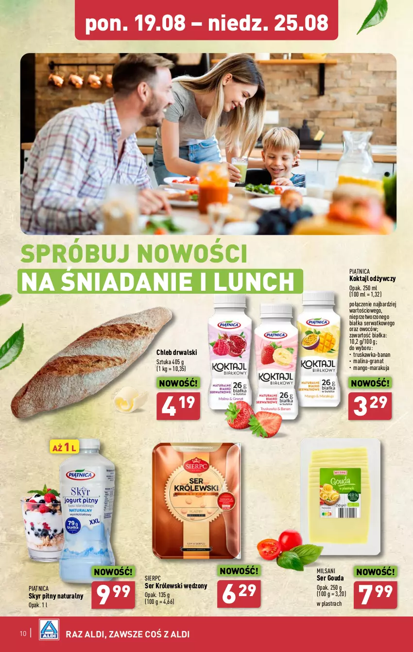 Gazetka promocyjna Aldi - Pełna oferta - ważna 19.08 do 25.08.2024 - strona 10 - produkty: Chleb, Gouda, Gra, Granat, Królewski, Mango, Piątnica, Ser