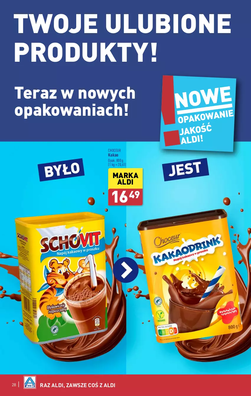 Gazetka promocyjna Aldi - Pełna oferta - ważna 19.08 do 25.08.2024 - strona 28 - produkty: Kakao, Tera