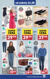 Gazetka promocyjna Aldi - Pełna oferta - Gazetka - ważna od 25.08 do 25.08.2024 - strona 39 - produkty: Torebka, Pasek, Baleriny, Sukienka, K2, Fa