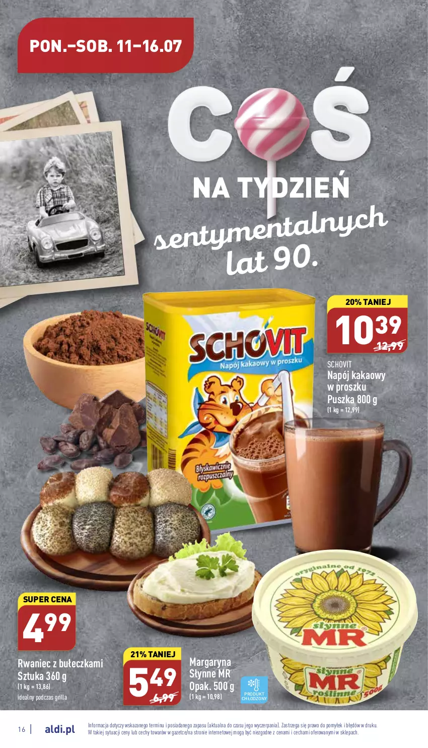 Gazetka promocyjna Aldi - Katalog spożywczy - ważna 11.07 do 16.07.2022 - strona 16 - produkty: Grill, Kakao, Margaryna, Napój, Słynne