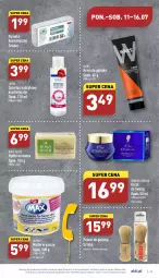 Gazetka promocyjna Aldi - Katalog spożywczy - Gazetka - ważna od 16.07 do 16.07.2022 - strona 23 - produkty: Krem do twarzy, Spirytus salicylowy, Krem do golenia, Biały Jeleń, Pumeks, Mydło, Pędzel do golenia