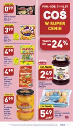 Gazetka promocyjna Aldi - Katalog spożywczy - Gazetka - ważna od 16.07 do 16.07.2022 - strona 7 - produkty: Sok, Gra, Chrupki chlebowe, Wafelek, Kawa, Chrupki, Sanki, Syrop, Brzoskwinie, Chleb, Haribo, Nimm2, Kokos