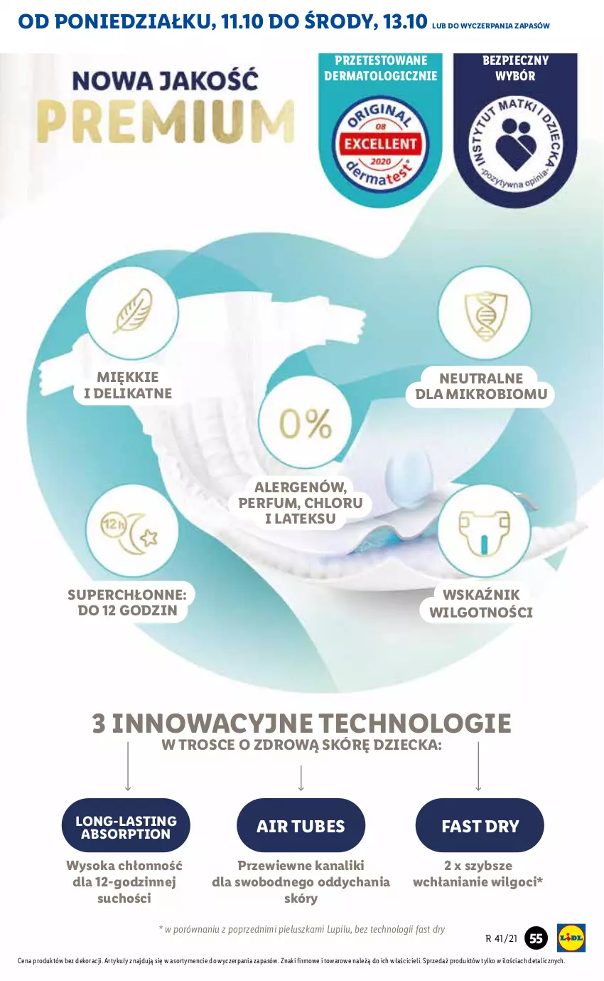 Gazetka promocyjna Lidl - GAZETKA - ważna 11.10 do 13.10.2021 - strona 55 - produkty: Fa, LG, Perfum, Piec, Por, Sok