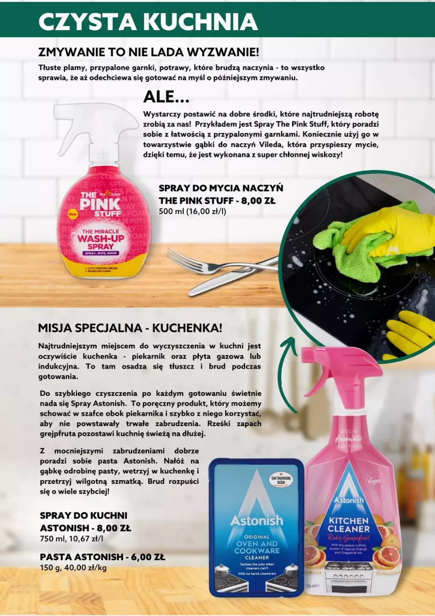 Gazetka promocyjna Dealz - CZYSTY DOM Z DEALZPRAKTYCZNY PORADNIK - ważna 09.01 do 24.01.2023 - strona 7 - produkty: Do mycia naczyń, Gin, Grejpfrut, Kuchnia, LG, Piekarnik, Płyta, Por, Robot, Vileda