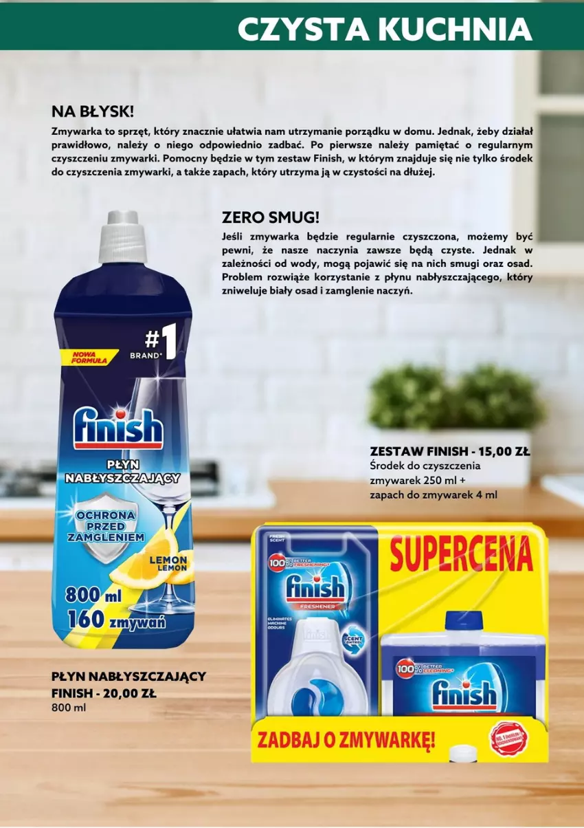 Gazetka promocyjna Dealz - CZYSTY DOM Z DEALZPRAKTYCZNY PORADNIK - ważna 09.01 do 24.01.2023 - strona 8 - produkty: Finish, Mięta, Płyn nabłyszczający, Por, Warka, Zmywarka, Zmywarki