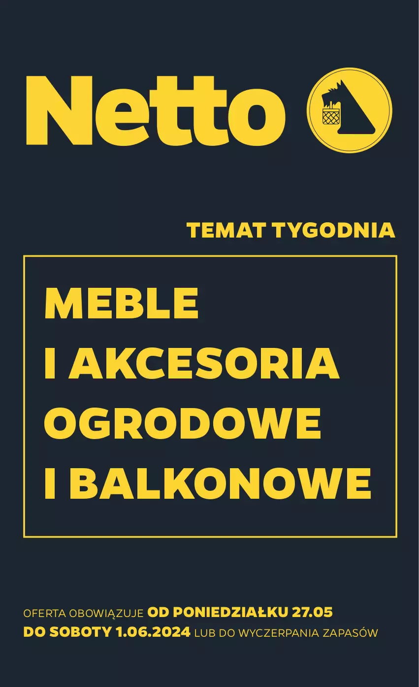 Gazetka promocyjna Netto - Akcesoria i dodatki - ważna 27.05 do 01.06.2024 - strona 1 - produkty: Meble