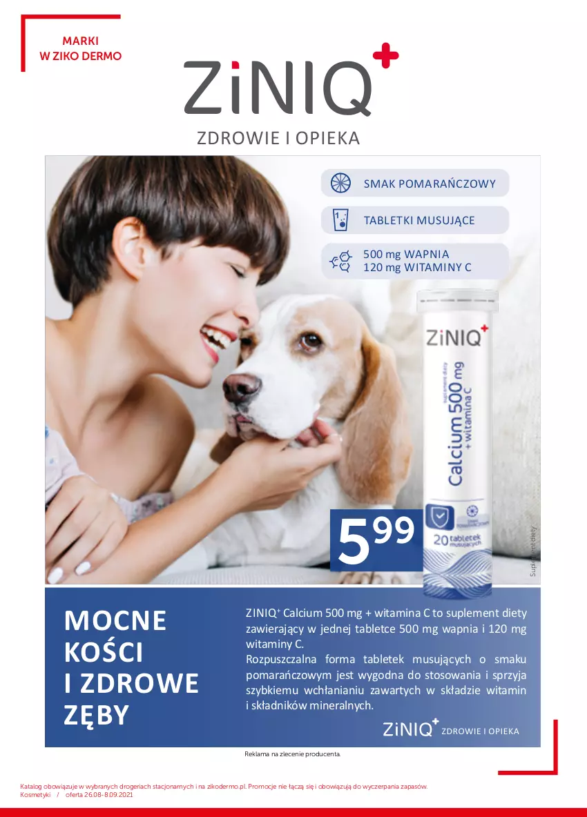 Gazetka promocyjna Ziko - 26 - ważna 26.08 do 08.09.2021 - strona 11 - produkty: Calcium, Mus, Suplement diety, Tablet, Tabletki musujące