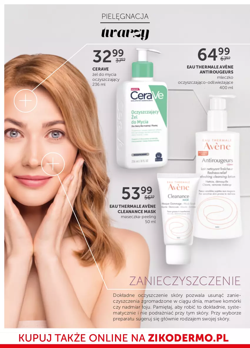 Gazetka promocyjna Ziko - 26 - ważna 26.08 do 08.09.2021 - strona 4 - produkty: Avène, CeraVe, Mięta, Mleczko, Peeling