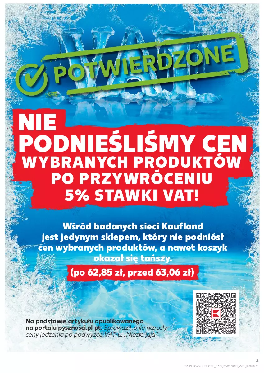 Gazetka promocyjna Kaufland - Gazetka tygodnia - ważna 18.04 do 24.04.2024 - strona 3 - produkty: Jaja, Kosz, Por, Portal