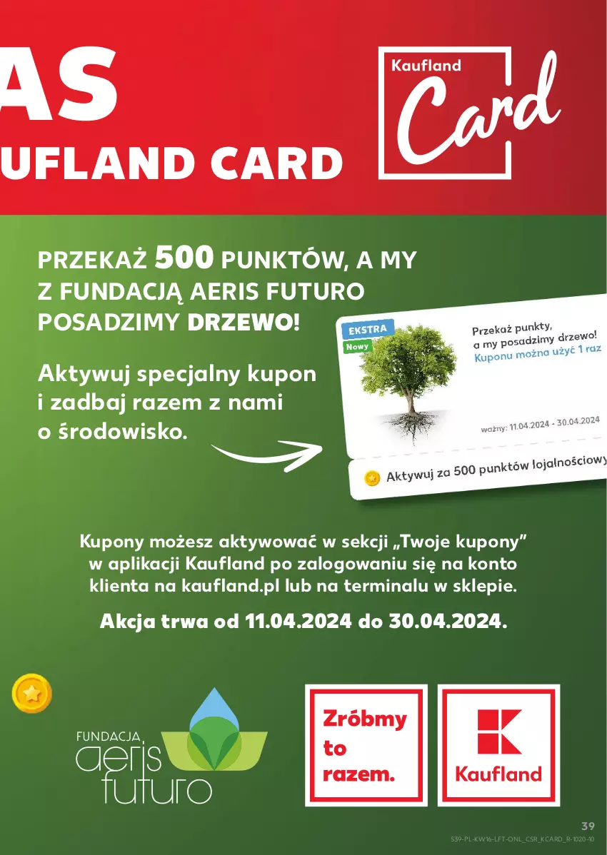 Gazetka promocyjna Kaufland - Gazetka tygodnia - ważna 18.04 do 24.04.2024 - strona 39