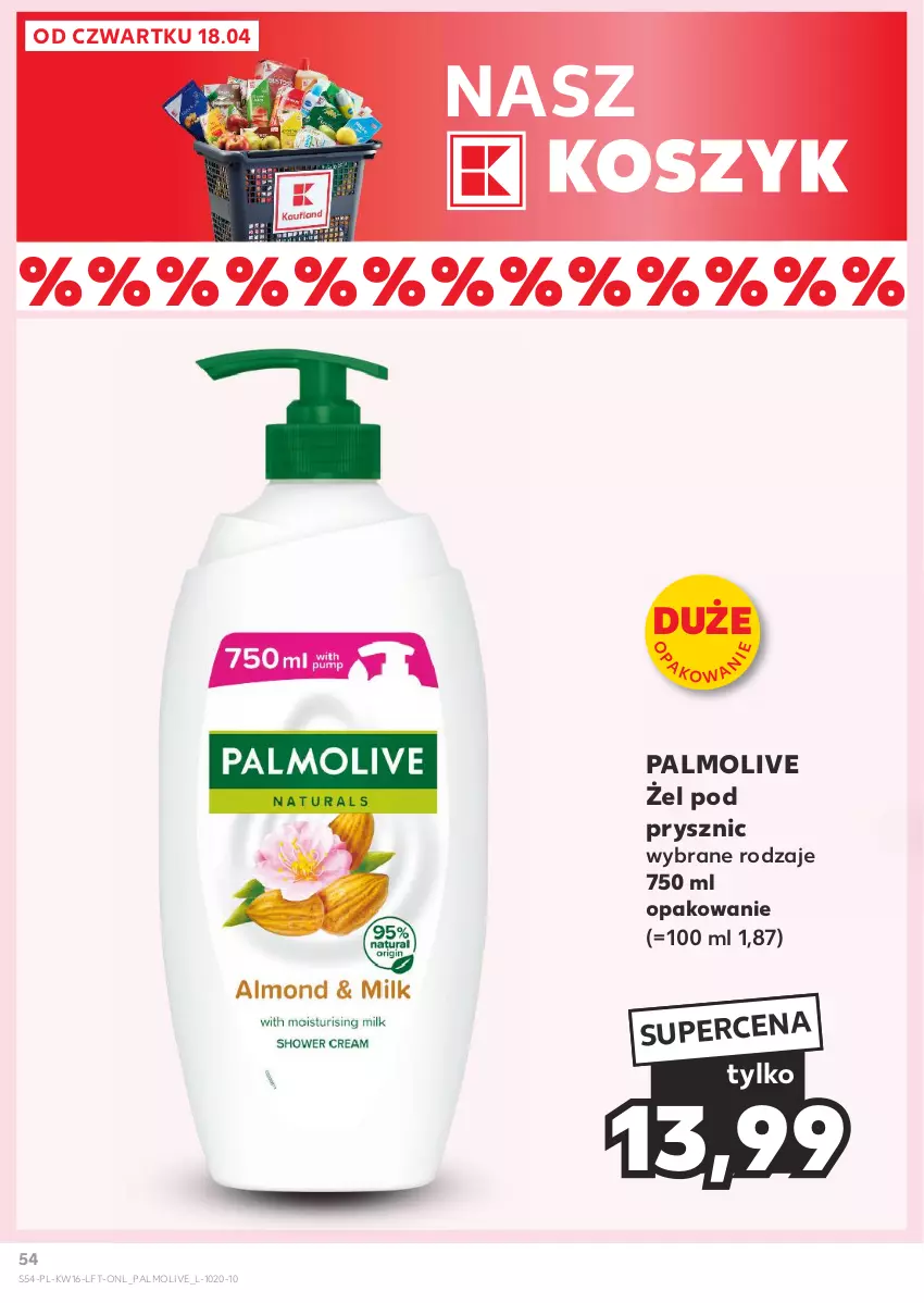 Gazetka promocyjna Kaufland - Gazetka tygodnia - ważna 18.04 do 24.04.2024 - strona 54 - produkty: Kosz, Palmolive