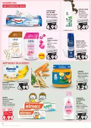 Gazetka promocyjna Kaufland - Gazetka tygodnia - Gazetka - ważna od 24.04 do 24.04.2024 - strona 56 - produkty: Nivea Men, Mydło w płynie, Humana, Ser, Gerber, Aquafresh, Pasta do zębów, Serek, Oliwka dla dzieci, Szampon, Danie dla dzieci, Dzieci, Deser, Mydło, Elmex, Luksja, Nivea