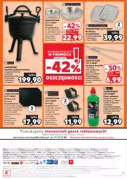 Gazetka promocyjna Kaufland - Gazetka tygodnia - Gazetka - ważna od 24.04 do 24.04.2024 - strona 75 - produkty: Piec, Top, Sos, Por, Koc, Gra, Telefon, Fondue, Szczotka, Dres, Szczypce, Sznurek, Chleb, Dozownik, Patelnia, Grill, Orka, Pokrywa, Fa