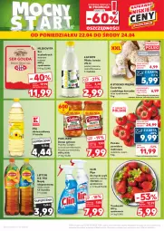 Gazetka promocyjna Kaufland - Gazetka tygodnia - Gazetka - ważna od 24.04 do 24.04.2024 - strona 80 - produkty: Kurczak, Sos, Ser, Truskawki, Ice tea, Clin, Mlekovita, Lipton, Pulpety, Pudliszki, Napój niegazowany, Płyn do mycia, Olej słonecznikowy, Grunt, Napój, Olej, Pomidory, Dania gotowe, Mleko, Fa