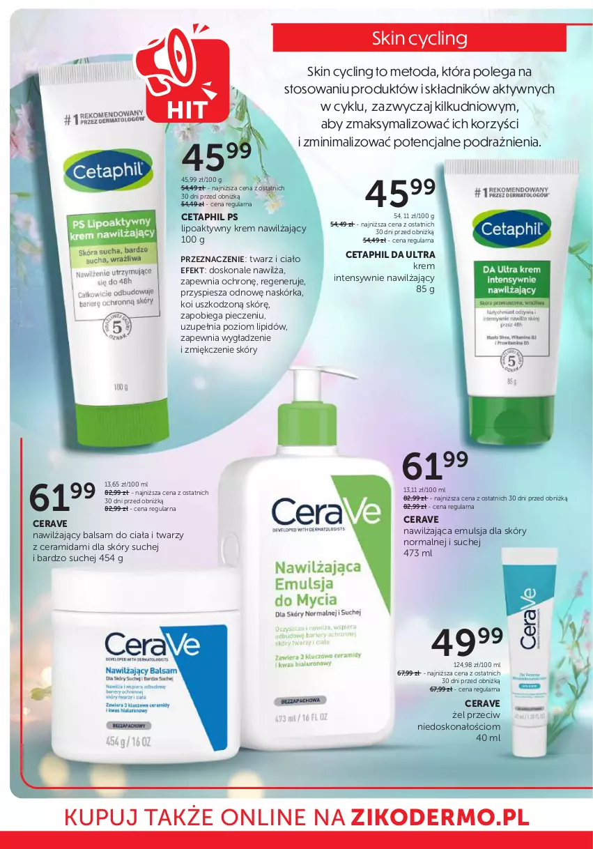 Gazetka promocyjna Ziko - Gazetka Ziko Dermo - ważna 06.02 do 19.02.2025 - strona 2 - produkty: Balsam do ciała, CeraVe, Cetaphil, Clin, Emulsja, Krem nawilżający, Nawilżający balsam, Piec