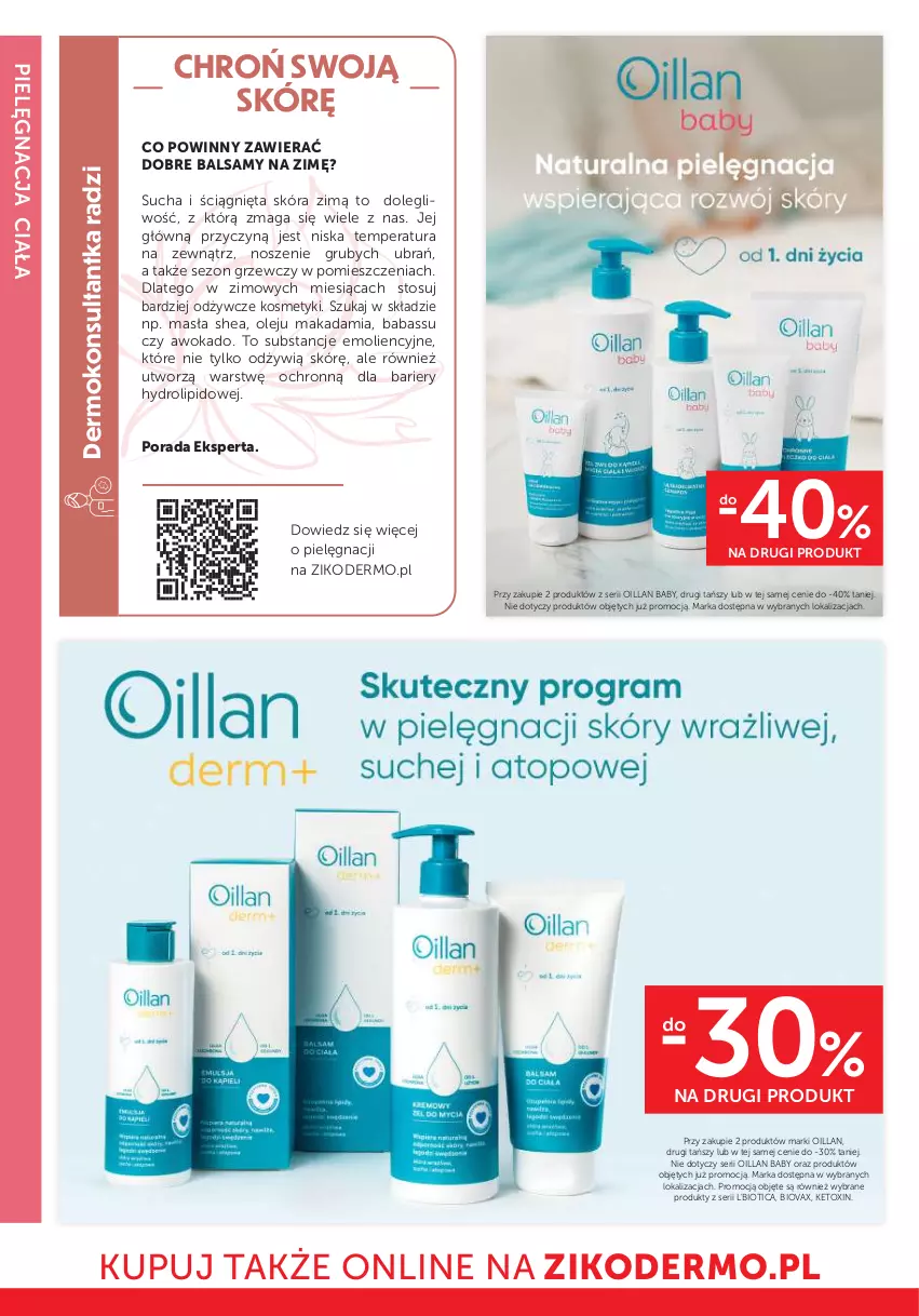 Gazetka promocyjna Ziko - Gazetka Ziko Dermo - ważna 06.02 do 19.02.2025 - strona 20 - produkty: Baby O, Biovax, L'Biotica, Oillan, Olej, Por, Ser