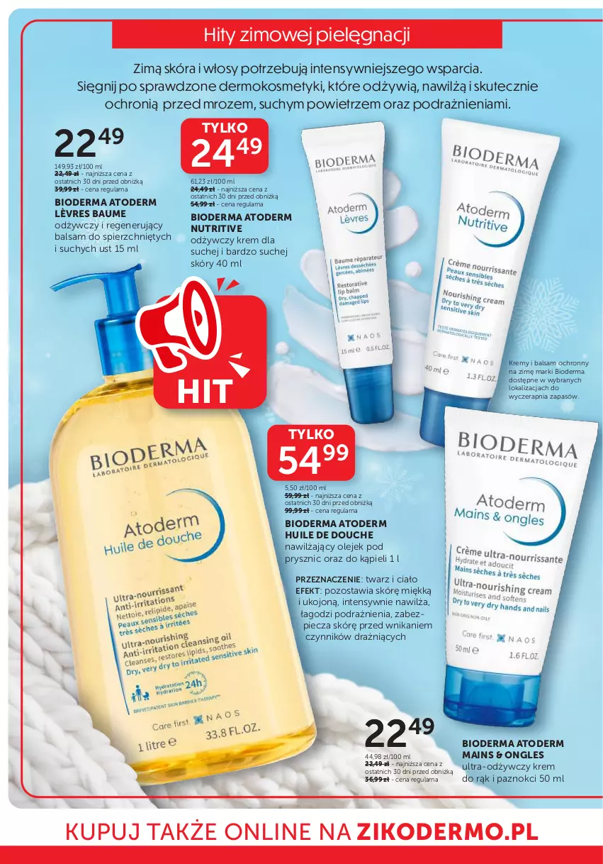 Gazetka promocyjna Ziko - Gazetka Ziko Dermo - ważna 06.02 do 19.02.2025 - strona 6 - produkty: Atoderm, Bioderma, Krem do rąk, Olej, Olejek pod prysznic, Piec