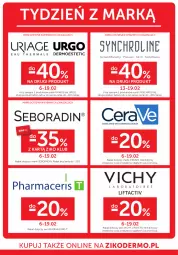 Gazetka promocyjna Ziko - Gazetka Ziko Dermo - Gazetka - ważna od 19.02 do 19.02.2025 - strona 22 - produkty: CeraVe, Ser, Acer, Seboradin, Pharmaceris, Vichy, Urgo