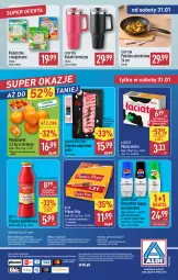 Gazetka promocyjna Aldi - Oferta weekendowa - Gazetka - ważna od 31.01 do 31.01.2026 - strona 12 - produkty: Mandarynki, Por, Gra, Prince Polo, Mięsne specjały, Mirinda, O nas, Pepsi, Kubek termiczny, Kubek, Biuro, Patelnia, Masło