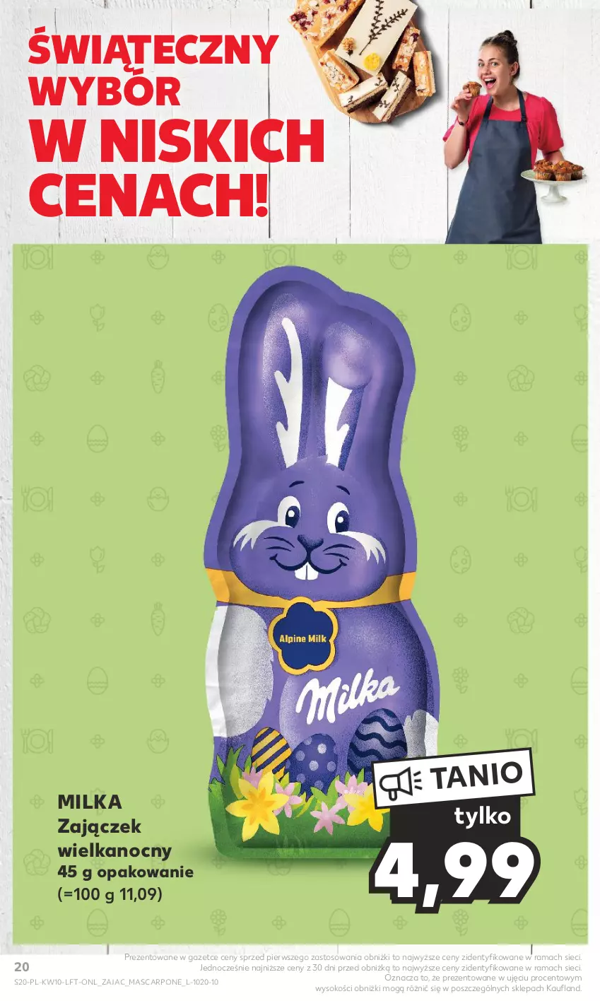 Gazetka promocyjna Kaufland - Gazetka tygodnia - ważna 07.03 do 13.03.2024 - strona 20 - produkty: Mascarpone, Milka, Rama, Sok