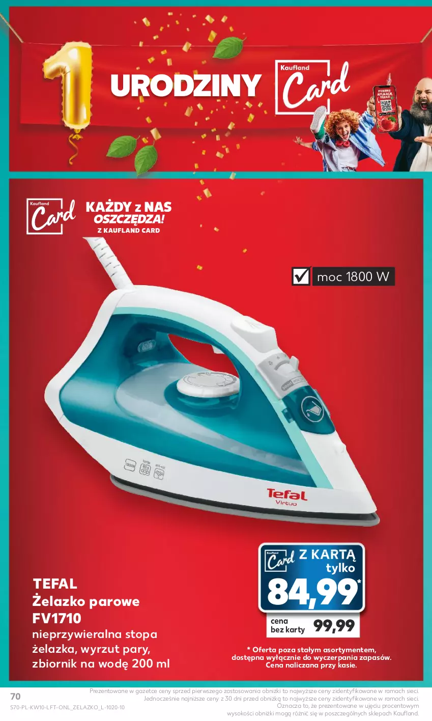 Gazetka promocyjna Kaufland - Gazetka tygodnia - ważna 07.03 do 13.03.2024 - strona 70 - produkty: Fa, Rama, Sok, Tefal, Top