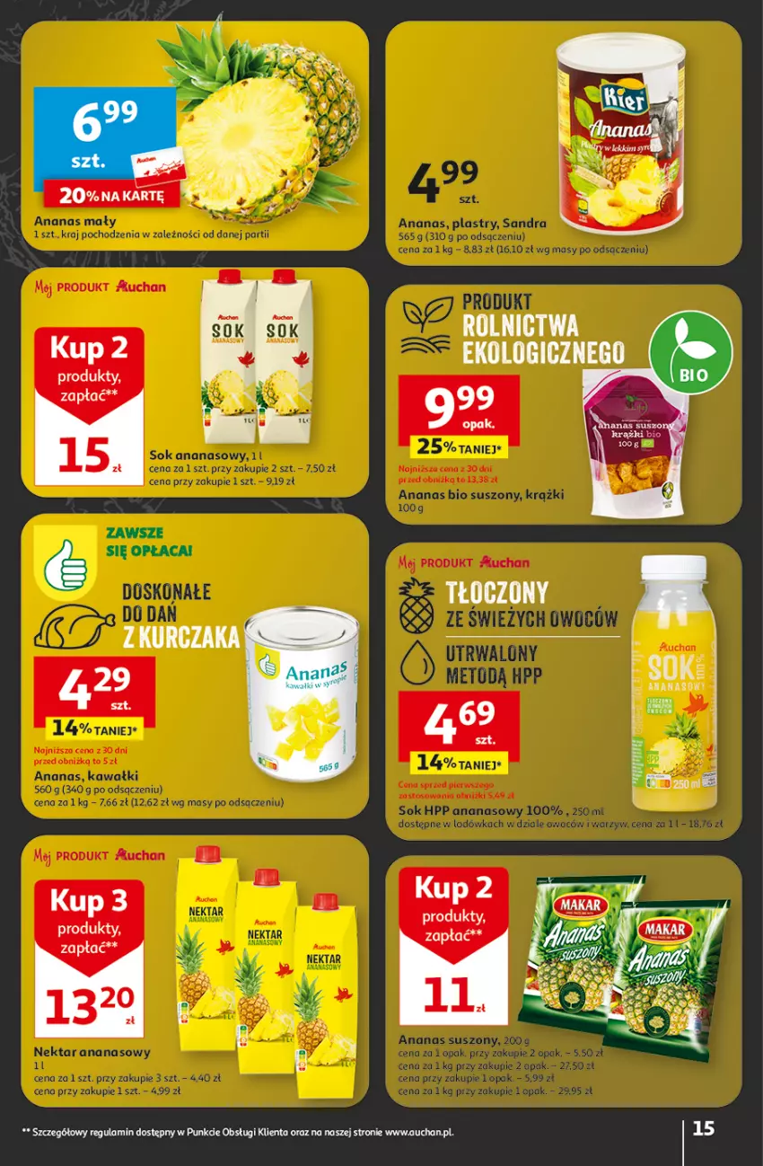 Gazetka promocyjna Auchan - Gazetka z MAŁĄ CENKĄ dźwigniesz więcej! Hipermarket Auchan - ważna 15.02 do 21.02.2024 - strona 15