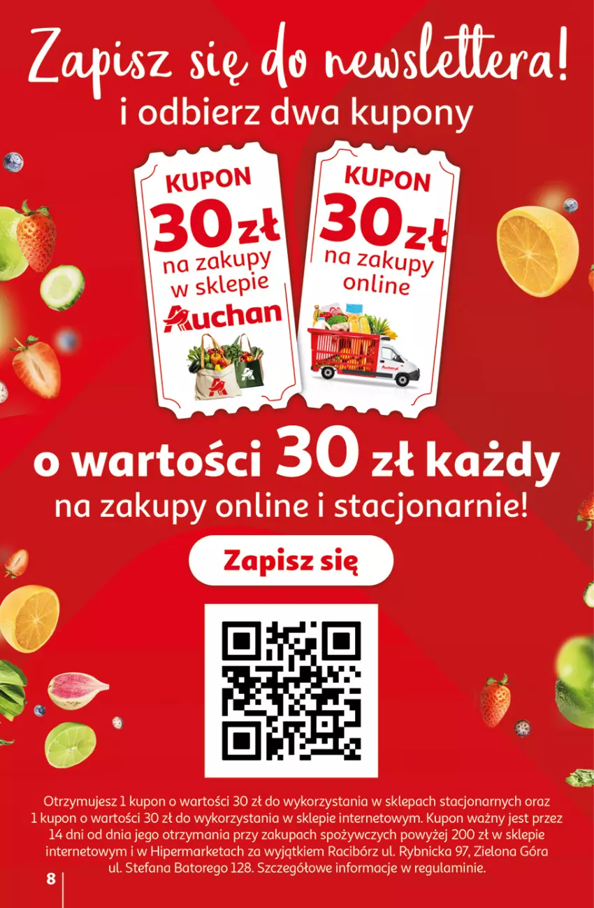 Gazetka promocyjna Auchan - Gazetka z MAŁĄ CENKĄ dźwigniesz więcej! Hipermarket Auchan - ważna 15.02 do 21.02.2024 - strona 8 - produkty: Fa