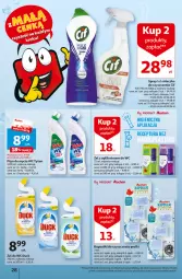 Gazetka promocyjna Auchan - Gazetka z MAŁĄ CENKĄ dźwigniesz więcej! Hipermarket Auchan - Gazetka - ważna od 21.02 do 21.02.2024 - strona 28 - produkty: Pralki, Cif, Duck, Mleczko, Tytan, Płyn do mycia