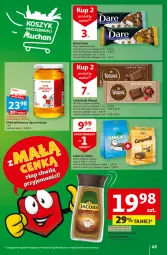 Gazetka promocyjna Auchan - Gazetka z MAŁĄ CENKĄ dźwigniesz więcej! Hipermarket Auchan - Gazetka - ważna od 21.02 do 21.02.2024 - strona 45 - produkty: Kawa rozpuszczalna, Cukier, Kawa, Wawel, Velvet, Czekolada, Miód, Jacobs Velvet, Baton, Cukierki, Jacobs, Nektar