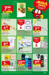 Gazetka promocyjna Auchan - Gazetka z MAŁĄ CENKĄ dźwigniesz więcej! Hipermarket Auchan - Gazetka - ważna od 21.02 do 21.02.2024 - strona 61 - produkty: Piec, Papier, Rexona, Dezodorant, Papier toaletowy, Maska w płachcie, Chusteczki, Płatki kosmetyczne, Dzieci, Danio, Papier do pieczenia, Maska, Folia aluminiowa, Fa