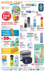 Gazetka promocyjna E Leclerc - Gazetka - ważna od 06.08 do 06.08.2022 - strona 10 - produkty: Elseve, BIC, Palmolive, Oral B, Pampers, Lactacyd, Rexona, Pieluchy, Aquafresh, Dezodorant, Ewa Schmitt, Majtki, Pasta do zębów, Adidas, Lakier do włosów, Pieluchomajtki, Mydło, Colgate, Kosmetyczka, Lakier, LG