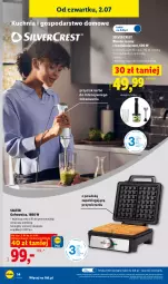 Gazetka promocyjna Lidl - Katalog ważny od 29.06 - Gazetka - ważna od 04.07 do 04.07.2026 - strona 20 - produkty: Silvercrest, Blender ręczny, Blender, Rozdrabniacz, Kuchnia, Gofrownica, Pojemnik