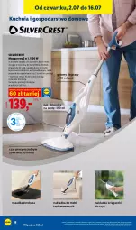Gazetka promocyjna Lidl - Katalog ważny od 29.06 - Gazetka - ważna od 04.07 do 04.07.2026 - strona 24 - produkty: Silvercrest, Mop, Mop parowy, Kuchnia, Pojemnik, Narożnik, Dywan