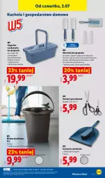 Gazetka promocyjna Lidl - Katalog ważny od 29.06 - Gazetka - ważna od 04.07 do 04.07.2026 - strona 27 - produkty: Noż, Kuchnia, Organizer, Rolki, Wiadro