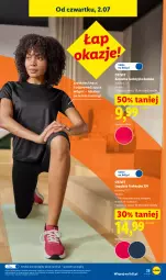 Gazetka promocyjna Lidl - Katalog ważny od 29.06 - Gazetka - ważna od 04.07 do 04.07.2026 - strona 35 - produkty: Gin, Kosz, Koszulka, Legginsy, Koszulka funkcyjna, LG