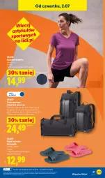 Gazetka promocyjna Lidl - Katalog ważny od 29.06 - Gazetka - ważna od 04.07 do 04.07.2026 - strona 37 - produkty: Klapki, Por, Plecak, Torba, Sport