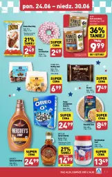 Gazetka promocyjna Aldi - Smakowita podróż do USA - Gazetka - ważna od 30.06 do 30.06.2024 - strona 5 - produkty: Naleśniki, Mars, Syrop, Muffiny, Krem orzechowy, Danio, Donut, Oreo, Kinder