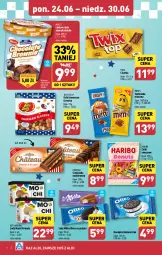 Gazetka promocyjna Aldi - Smakowita podróż do USA - Gazetka - ważna od 30.06 do 30.06.2024 - strona 6 - produkty: Ciastka, Bell, Twix, Lody, Czekolada mleczna, Czekolada, Haribo, Oreo, Milka, Czekolada nadziewana