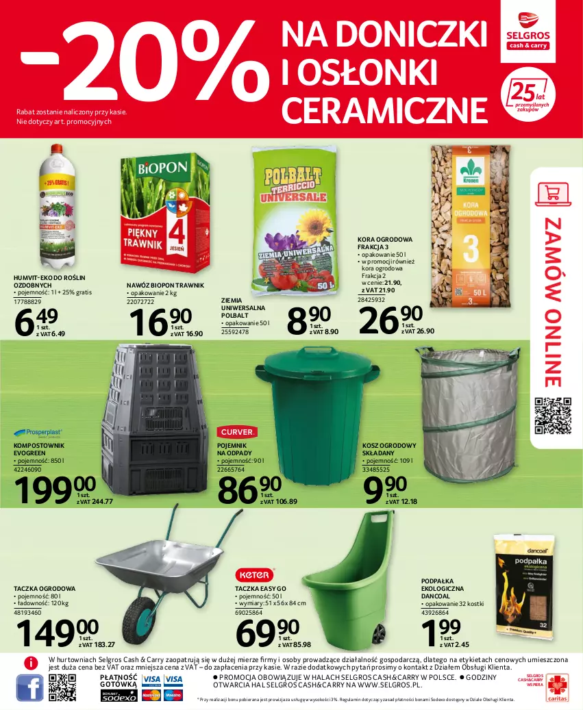 Gazetka promocyjna Selgros - Katalog Narzędzia i Ogród - ważna 25.08 do 07.09.2022 - strona 11 - produkty: Gra, Kora ogrodowa, Kosz, LG, Nawóz, Pojemnik, Sok