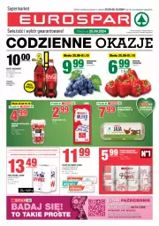 Gazetka promocyjna Spar - EuroSpar - Gazetka - ważna od 03.10 do 03.10.2024 - strona 1 - produkty: Piwo, Palmolive, Jaja, Papryka, Pasta do zębów, Coca-Cola, Napój gazowany, Elmex, Colgate, Wino, Napój, Mleko, LG