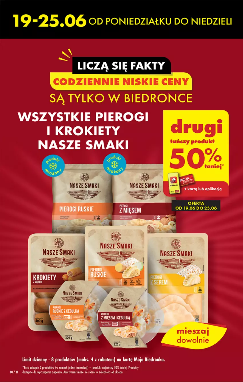 Gazetka promocyjna Biedronka - Gazetka - Biedronka.pl - ważna 22.06 do 28.06.2023 - strona 10 - produkty: Dron, Krokiety, Pierogi