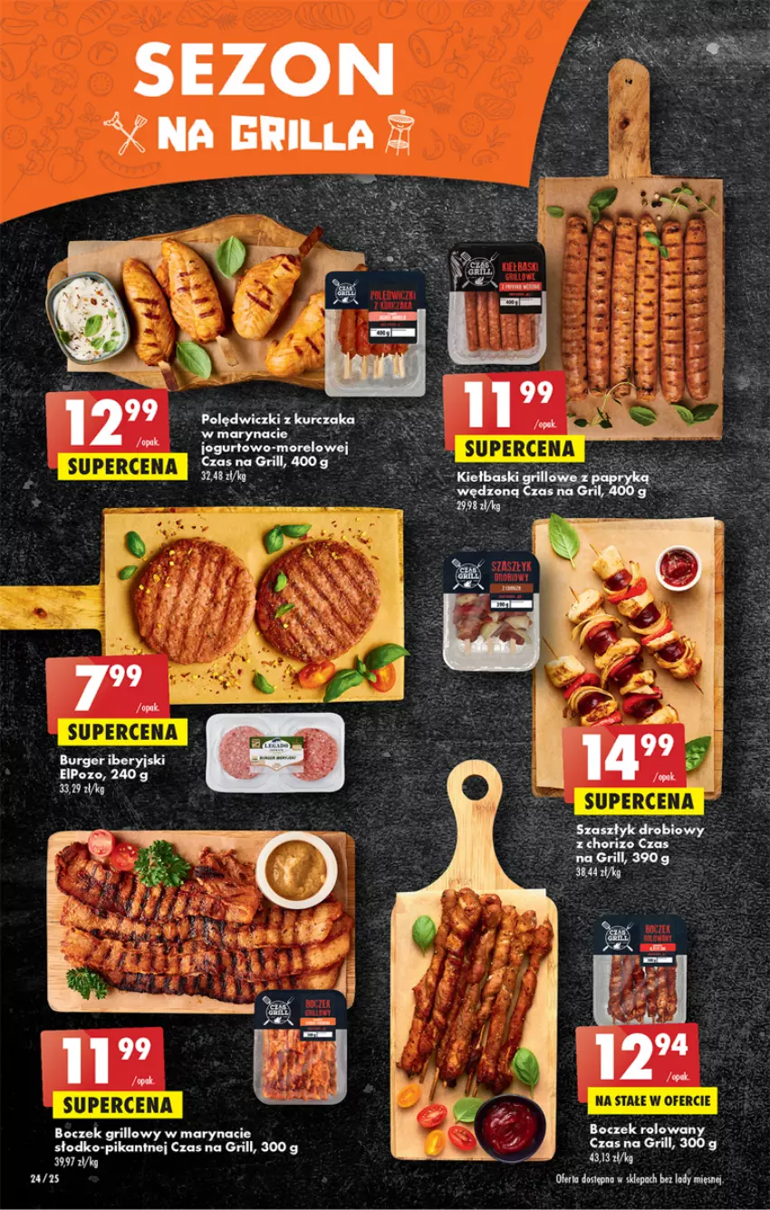 Gazetka promocyjna Biedronka - Gazetka - Biedronka.pl - ważna 22.06 do 28.06.2023 - strona 24 - produkty: Boczek, Burger, Grill, HP