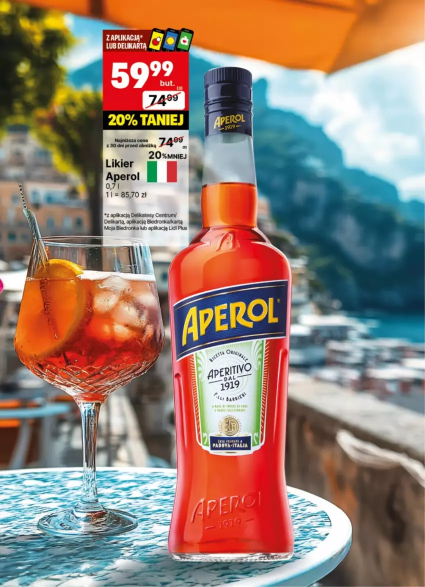 Gazetka promocyjna Delikatesy Centrum - DeliBarek DC20-DC21 - ważna 12.05 do 25.05.2025 - strona 21 - produkty: Aperol, Dron, Likier, Rum