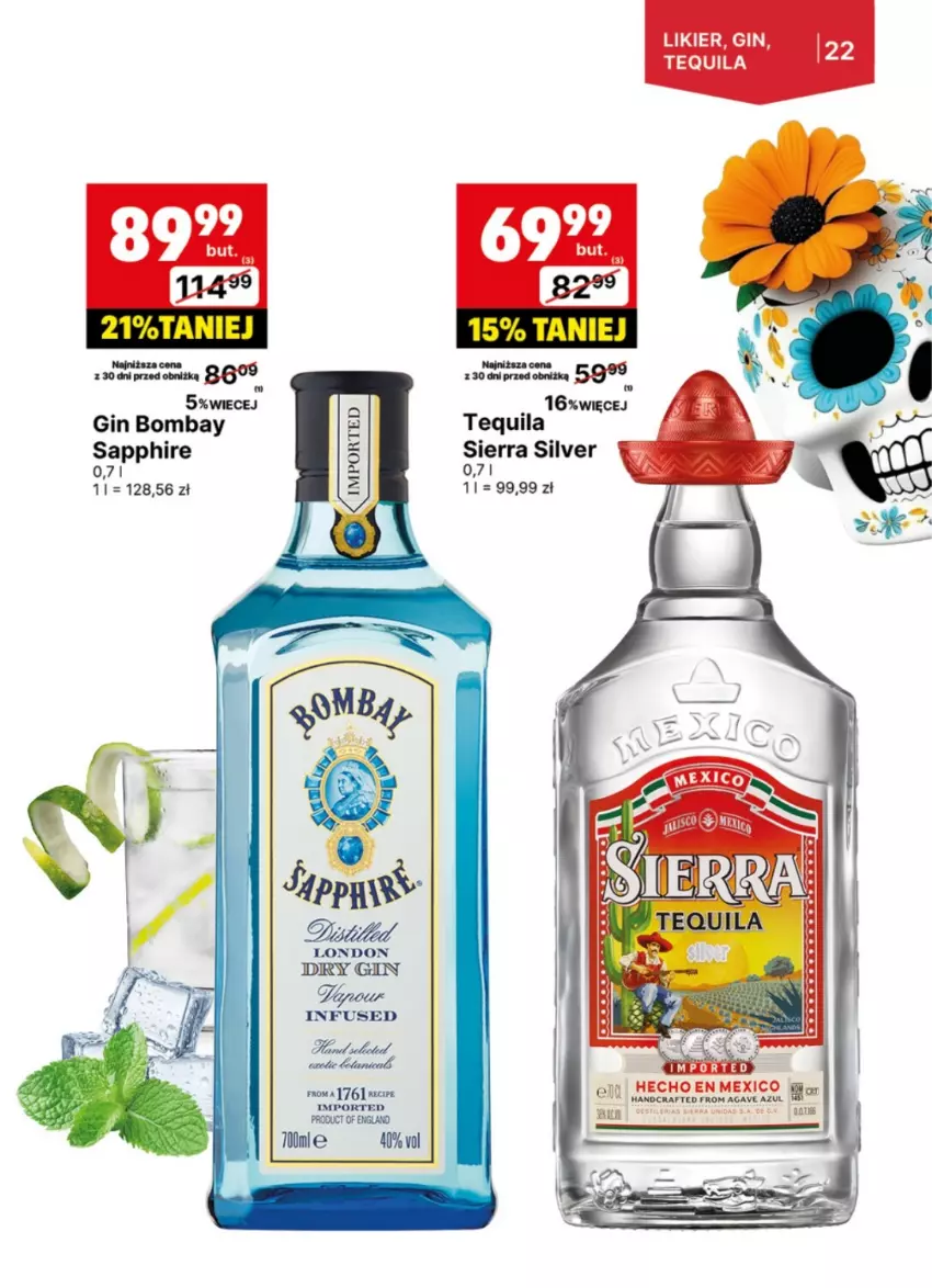 Gazetka promocyjna Delikatesy Centrum - DeliBarek DC20-DC21 - ważna 12.05 do 25.05.2025 - strona 22 - produkty: Gin, Likier, Por, Tequila